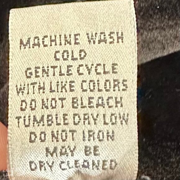 Chico's Black Velvet Textured Wide Leg Pants Size 1 - Picture 4 of 4